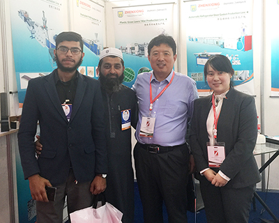 Pakistan Exhibition, our previous customer comes to meet us