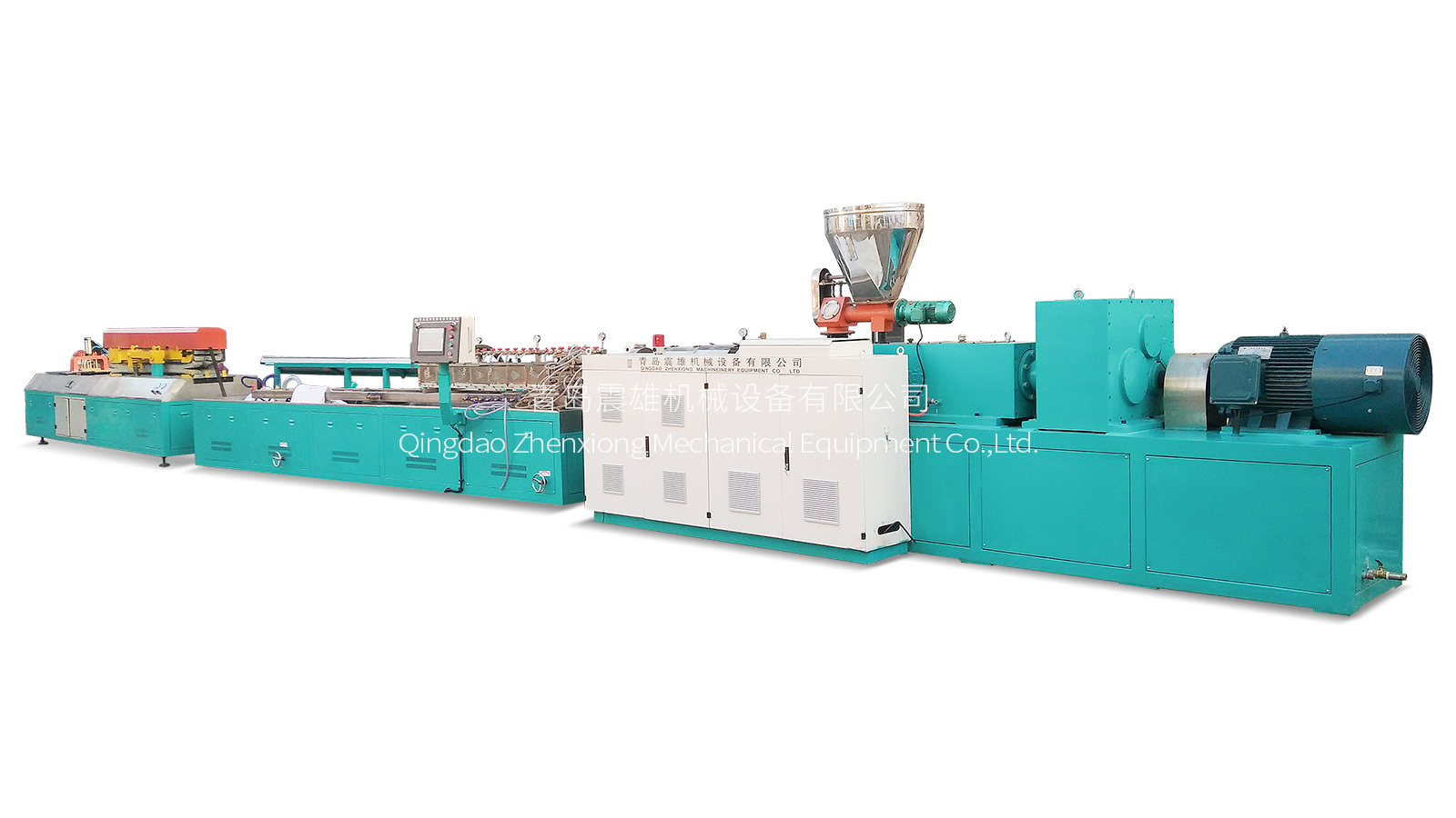 WPC wood plastic profile production line